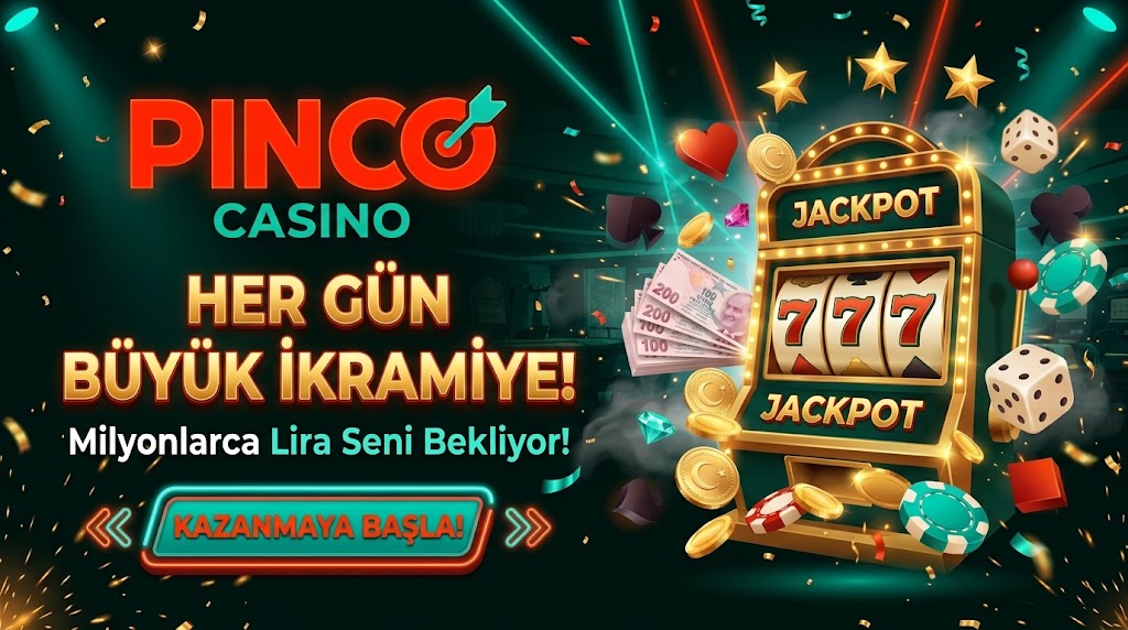 Pinco ikramiye ve slot makinesi oyun mekanikleri gösterimi